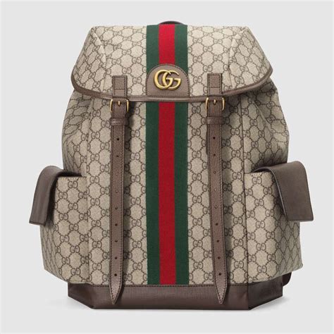 gucci boy marchette|Children's GG backpack in beige and ebony Supreme .